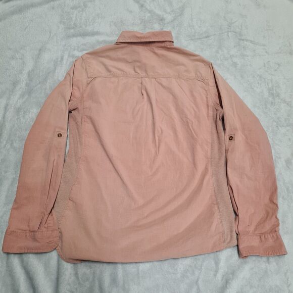 Carhartt Women’s Work Shirt Rugged Flex Bozeman Long Sleeve Rust Color Med 8/10 - Picture 3 of 10